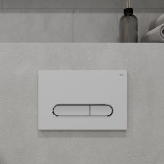 Клавиша смыва IDDIS Unifix UNI01WCi77 белый матовый